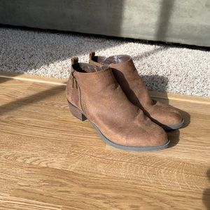 Brown ankle boots